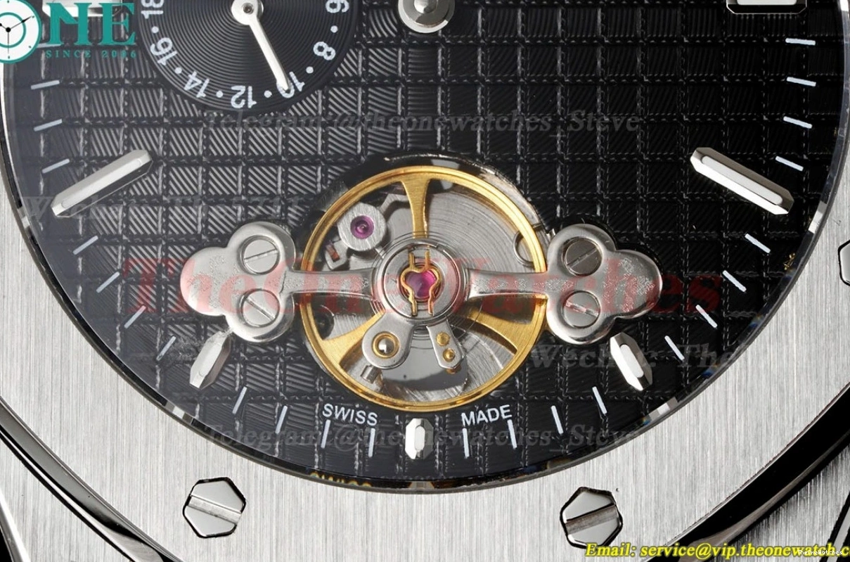 Stk SS Oak SS Royal A23J(Erotic) ABF Black Fake tourbillon 0121